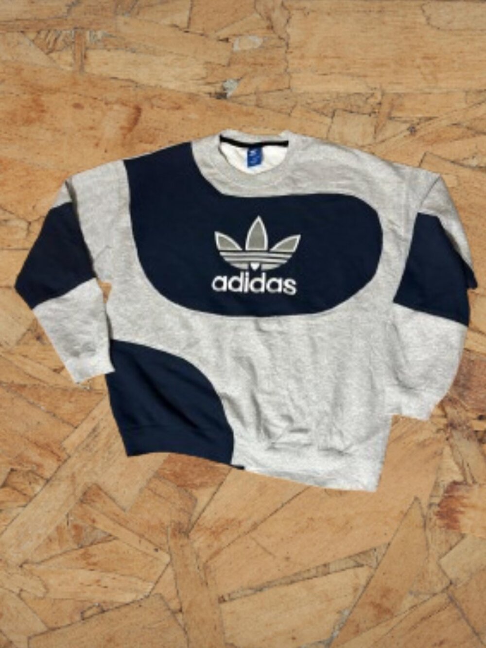 Adidas Vintage Reworked Embroidered Unisex Sweatshirt